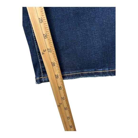 American Eagle Jeans Womens Size 4 Short Curvy High Rise Skinny Kick Dark Wash - Picture 10 of 13